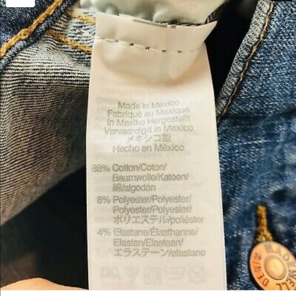 Madewell High Rise Skinny Jeans with Raw Hem Leg - Picture 6 of 6